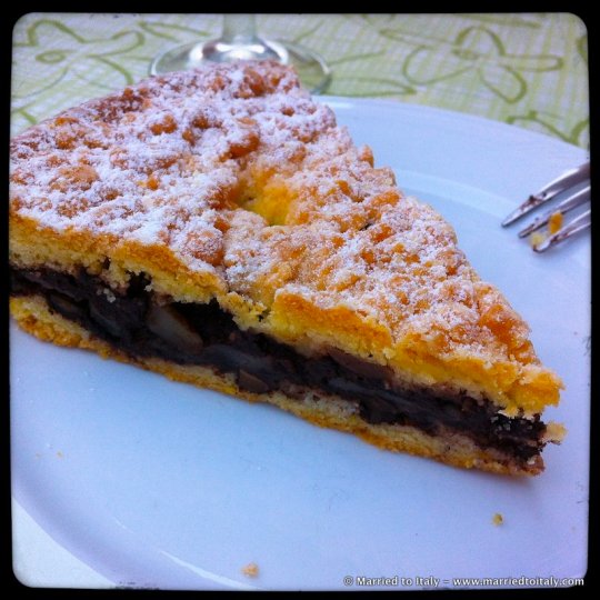 Corchia - torta di ricotta e pera