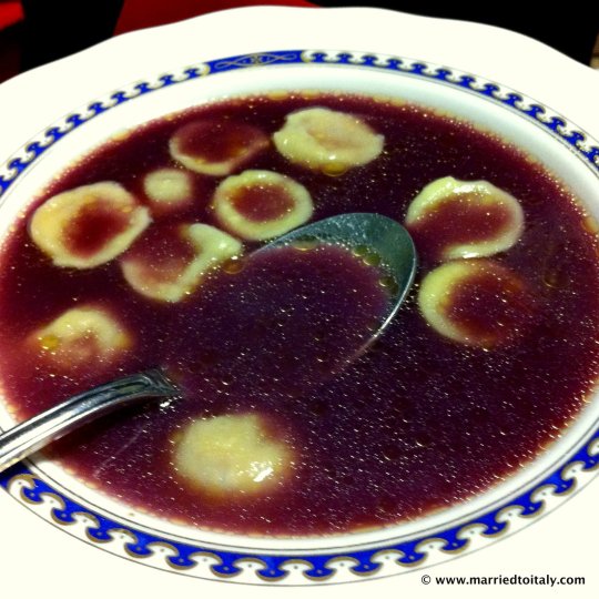 the way cappelletti are supposed to be eaten