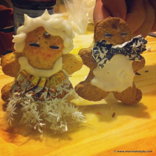 gingerbread fancy couple