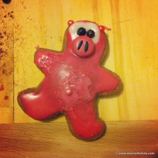 gingerbread maialino