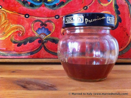 Looks like I need to make more vanilla. The bean has already been removed here and added to someone's Christmas gift portion. I'll take photos when I make more.